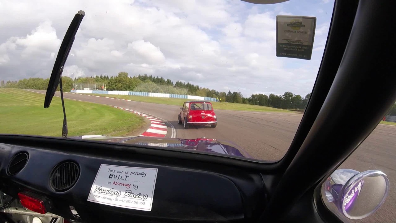 Historic racing Knutstorp 1 oct. 2016 . Atle Ramberg - Escort 1300 GT