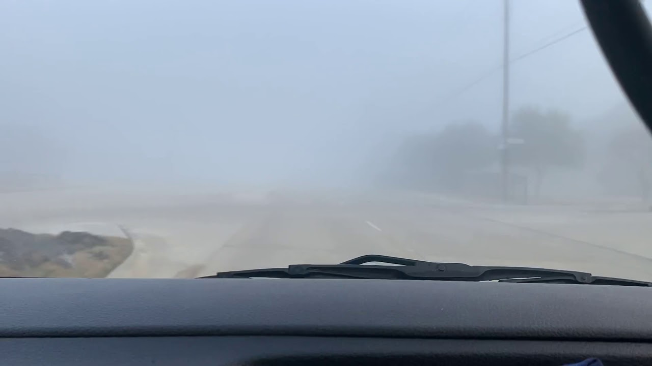 Time lapse- Heath to rockwall in fog