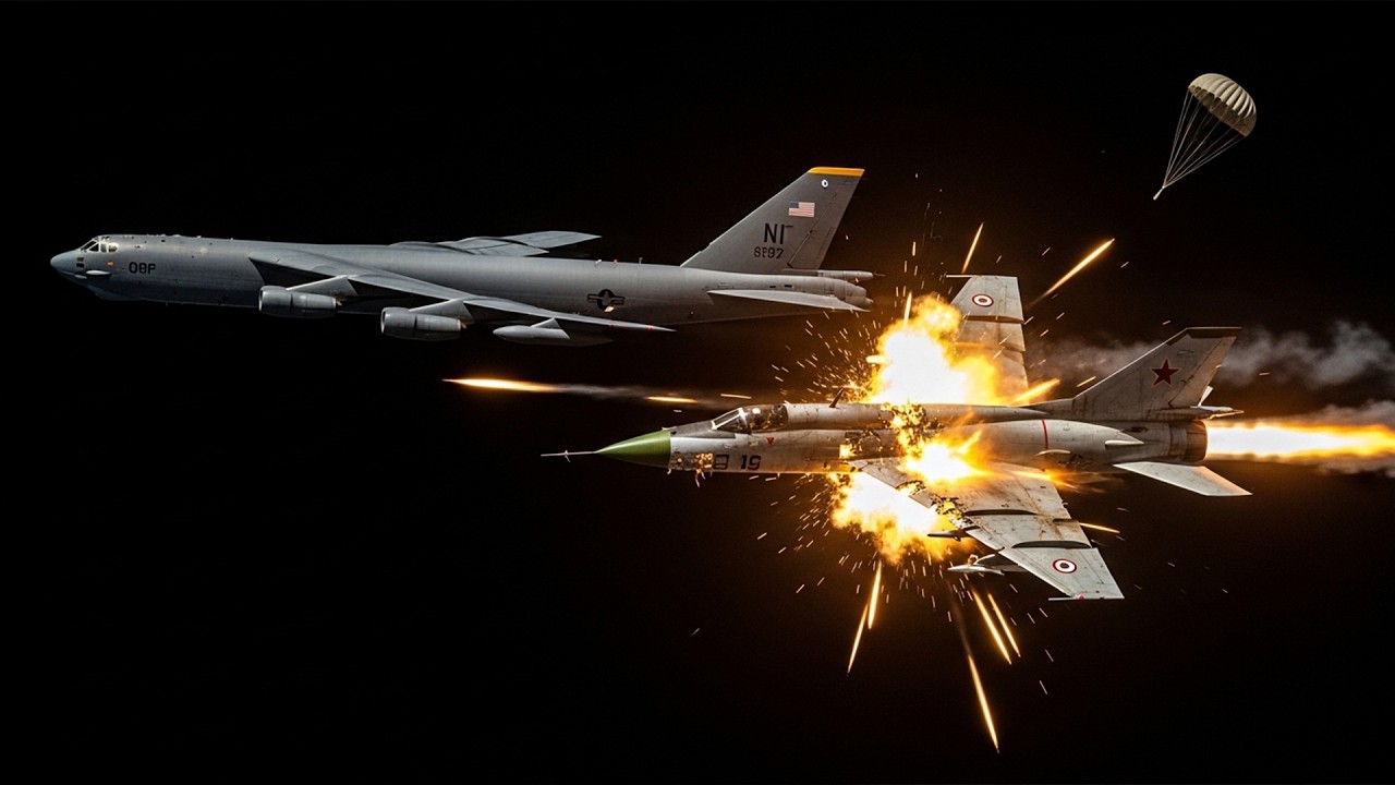 An 18-Year-Old B-52 Gunner Destroyed a Mach 2 MiG With WWII Guns