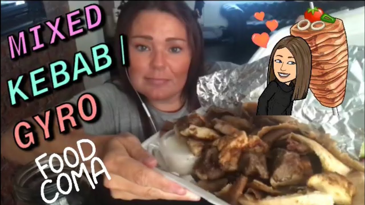 UK MUKBANG Donner kebab, Gyro /mixed kebab