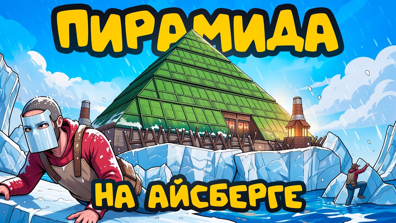 ПИРАМИДА на АЙСБЕРГЕ! ВЕЛИКИЙ ДЕФ против ДЕРЕВНИ АМЕРИКАНЦЕВ в раст / rust