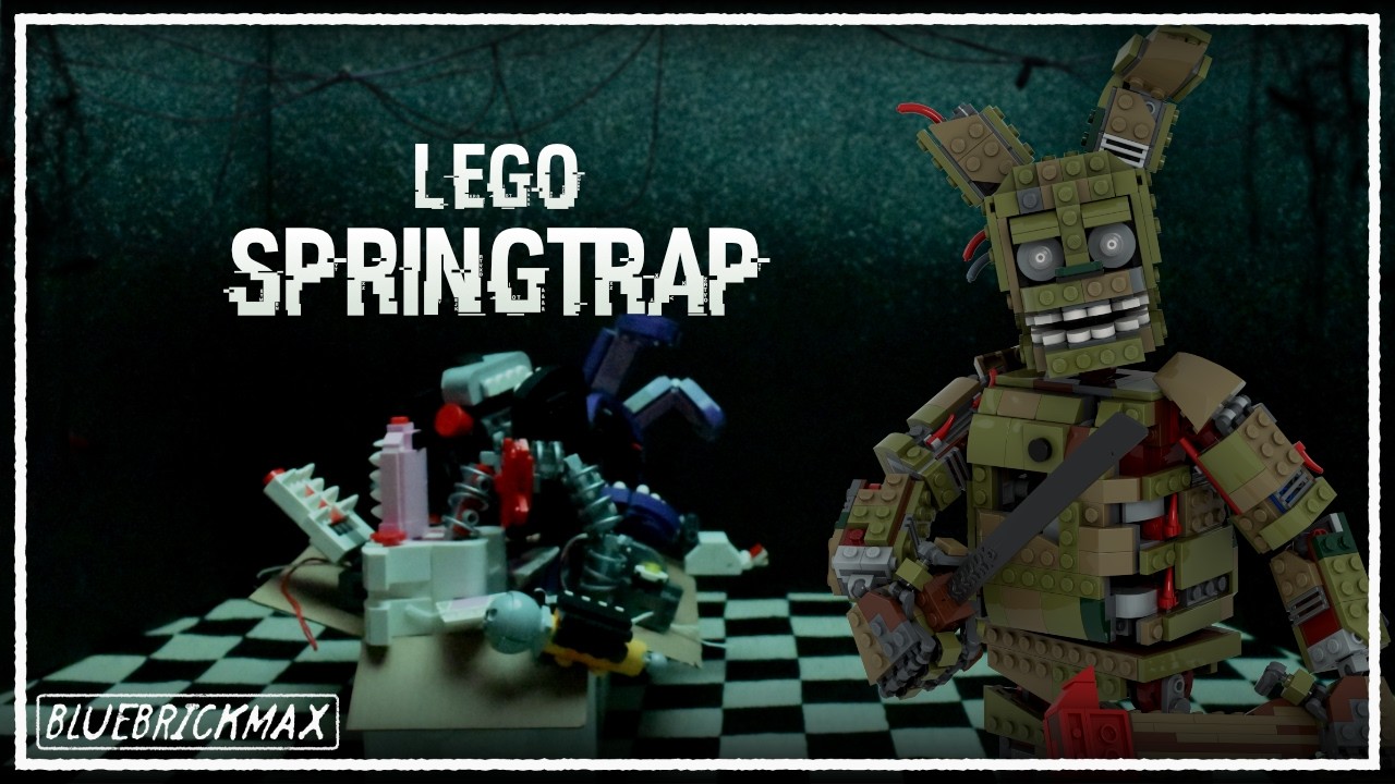 We LOCKED IN and built SPRINGTRAP [FNAF LEGO MOC]