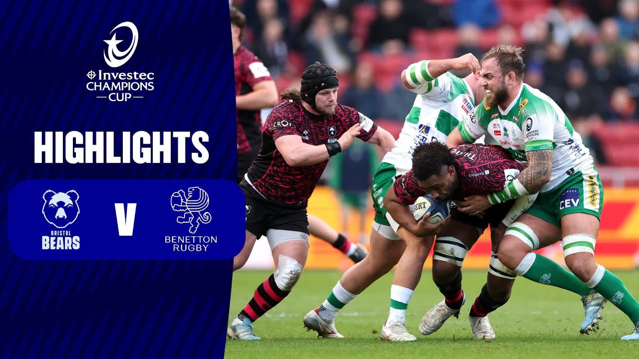Extended Highlights - Bristol Bears v Benetton Rugby Round 3 | Investec Champions Cup 2024/25