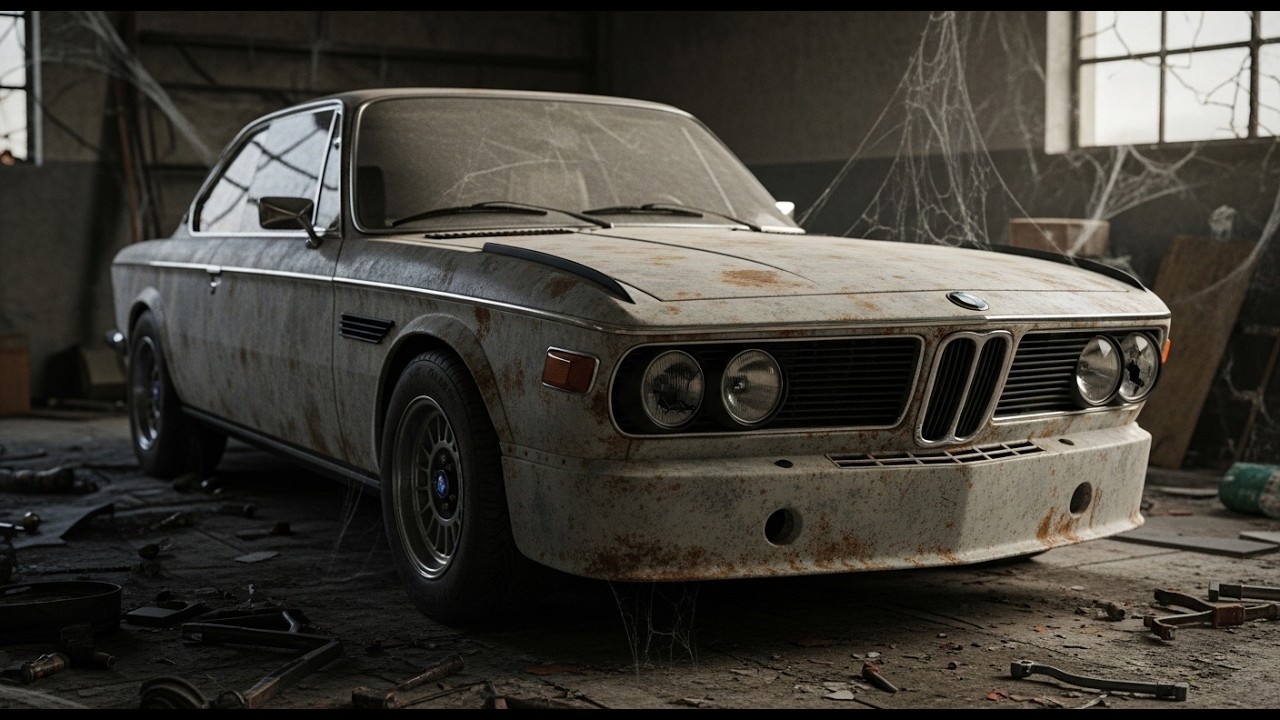 ASMR Car Restoration! 1978 McQueen BMW 3.0 CSL Full Restoration