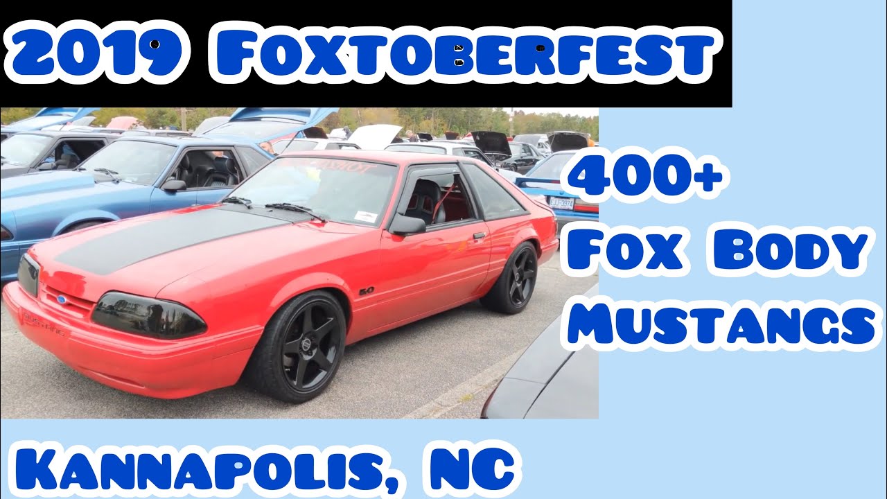 2019 Foxtoberfest | 400+ Fox Body Mustangs | Car Show in Kannapolis, NC