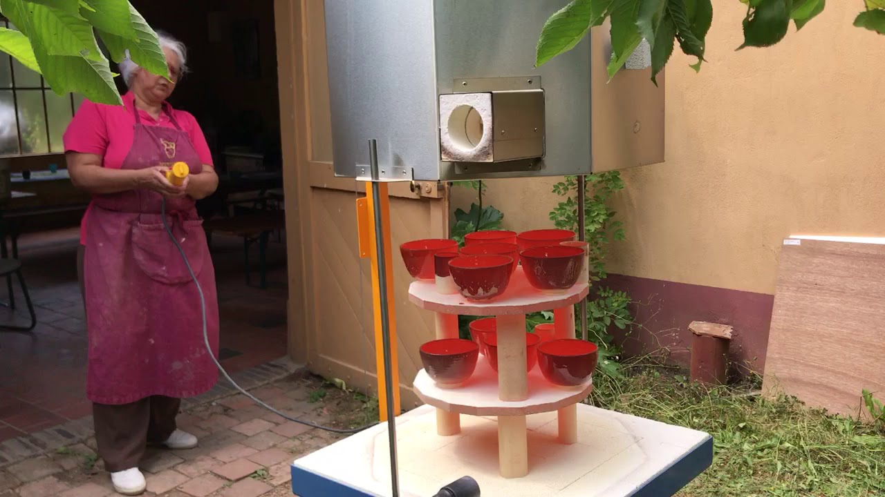 Test cuisson four Raku Solargil