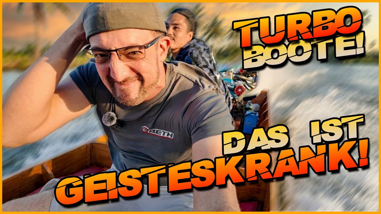 SOWAS hab ich noch NIE ERLEBT! 💥🤯 TURBO LONG TAIL BOATS in Thailand!