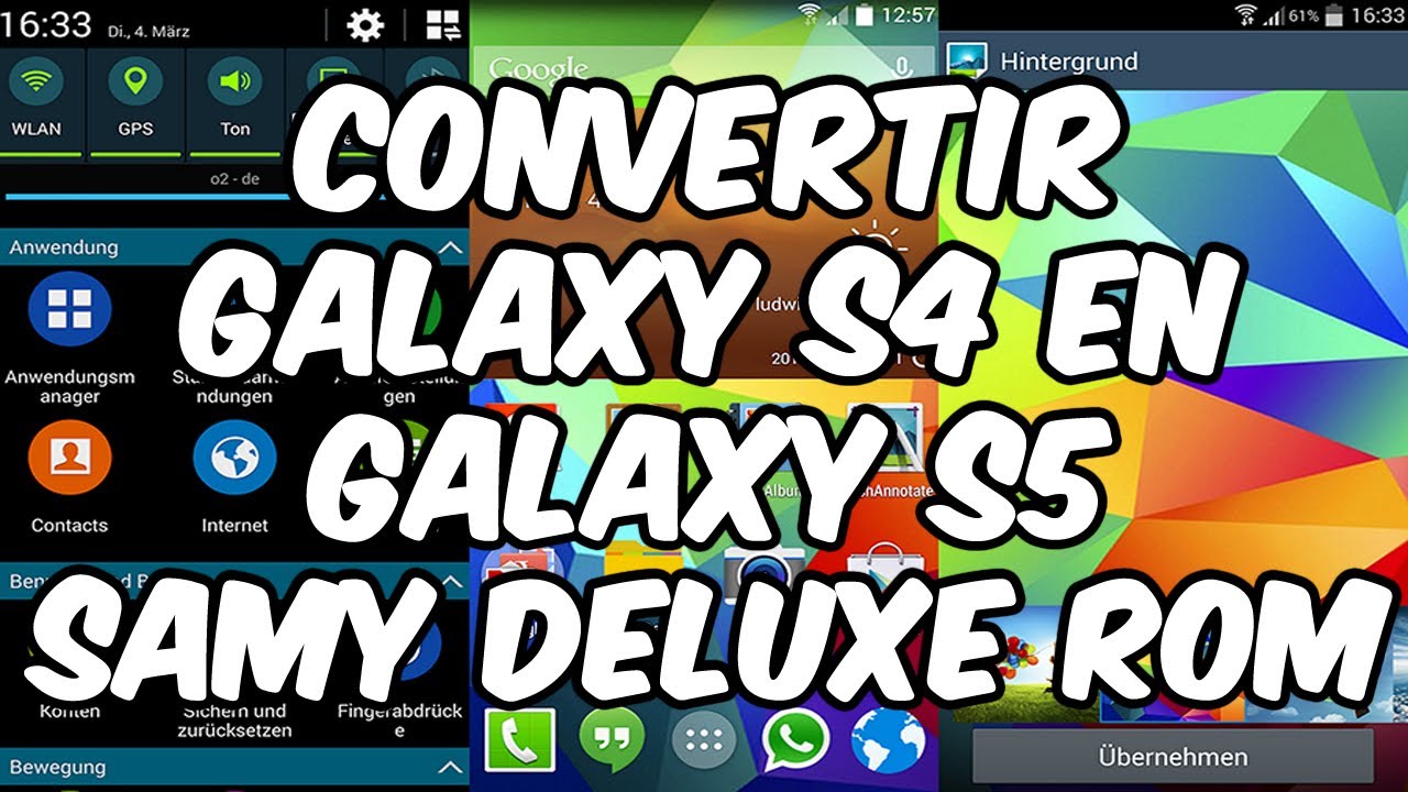 Convierte tu Galaxy S4 en un Galaxy S5 (ROM Samy Deluxe) ESTABLE [XXUFNC5] ACTUALIZADA