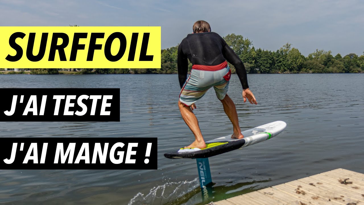 J'APPRENDS LE SURF FOIL AU BOIS JOALLAND (feat Thibault & Flo)