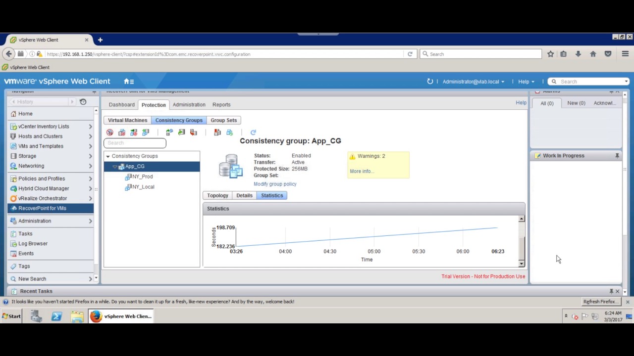 RecoverPoint for VM System Management Introduction