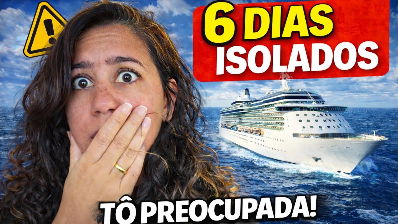 6 dias EM ALTO MAR! Navio em OBRAS! SEM comunicação! Travessia Europa - Estados Unidos 