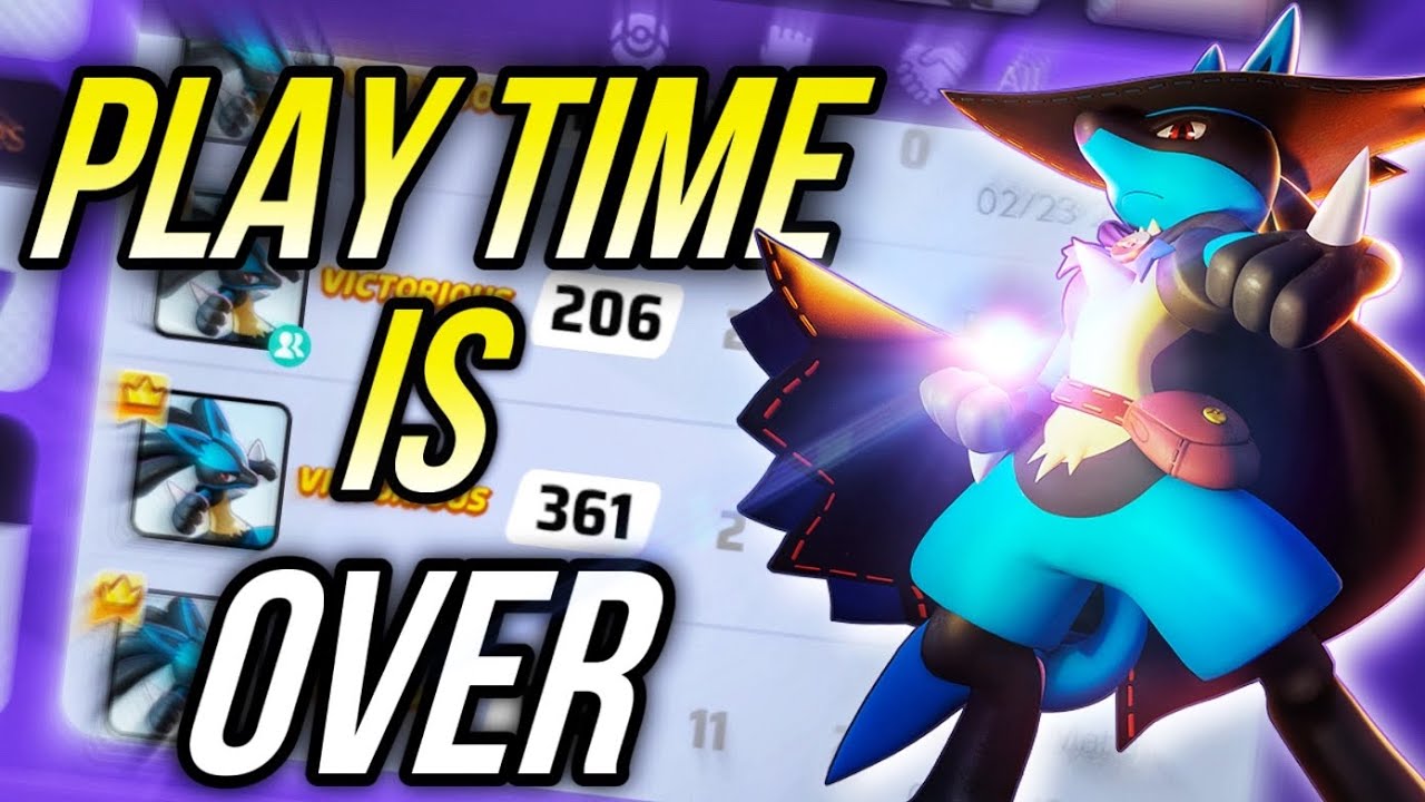Last Lucario video of the season || Pokémon unite highlights