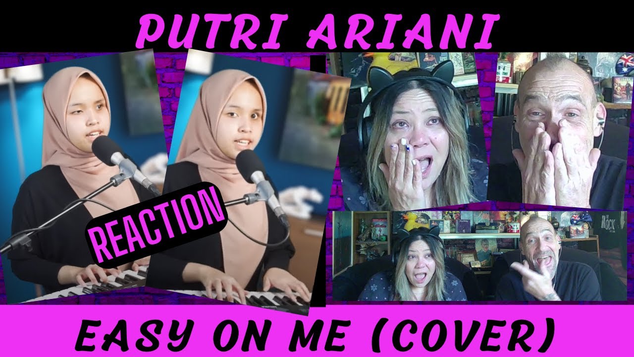 Реакция — Putri Ariani — Easy on Me (Adele) Cover | Angie & Rollen — Лучшее исполнение ❤️❤️❤️