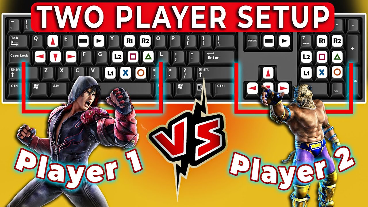 TEKKEN 3 - Key Configuration for Two Players on Keyboard in Hindi Important Video for tekken lovers