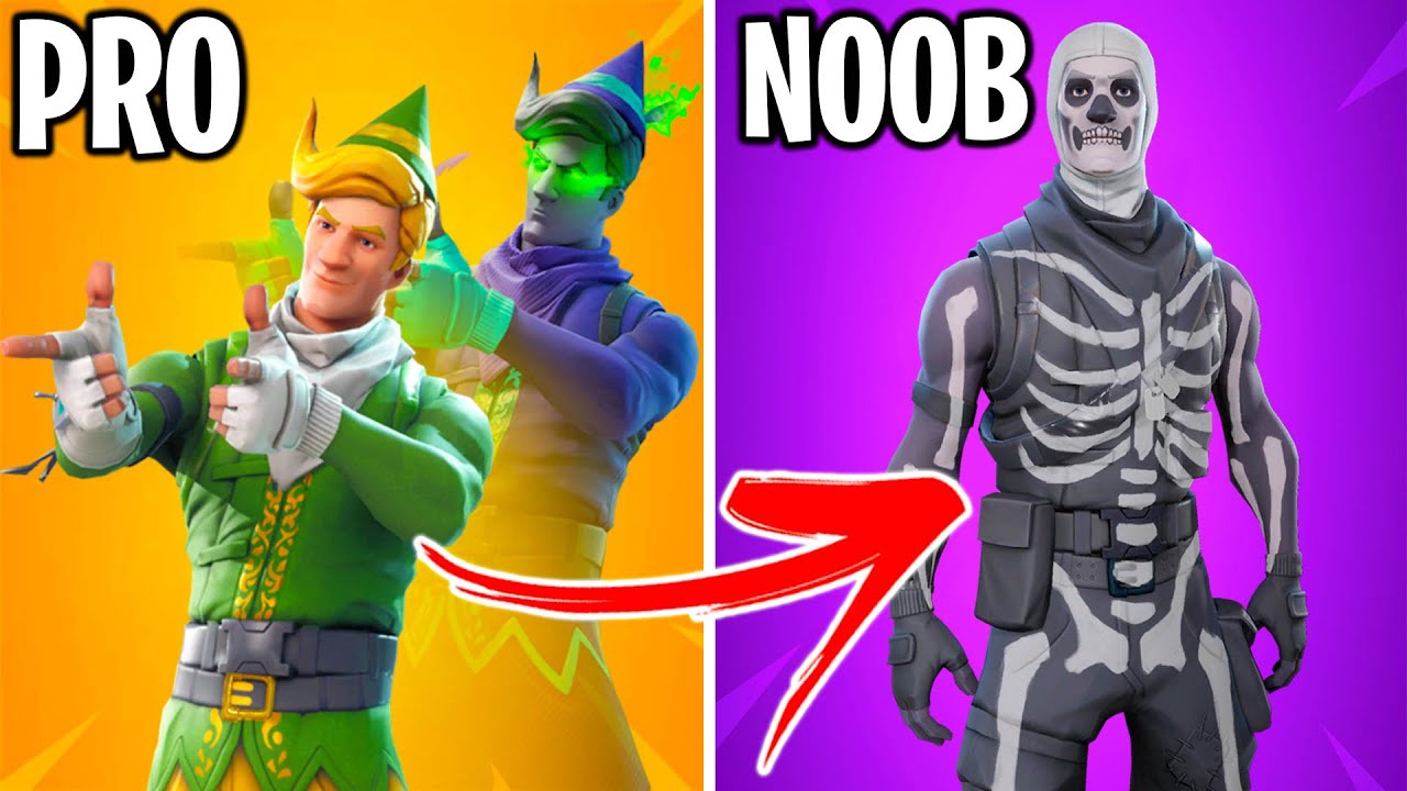 TOP 10 NOOB SKINS IN FORTNITE!