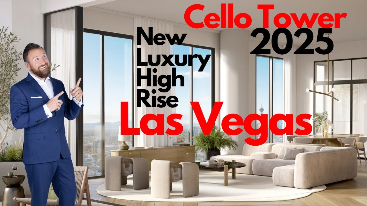 New Las Vegas High Rise Condo Community Cello Towers Sales Center and Pricing