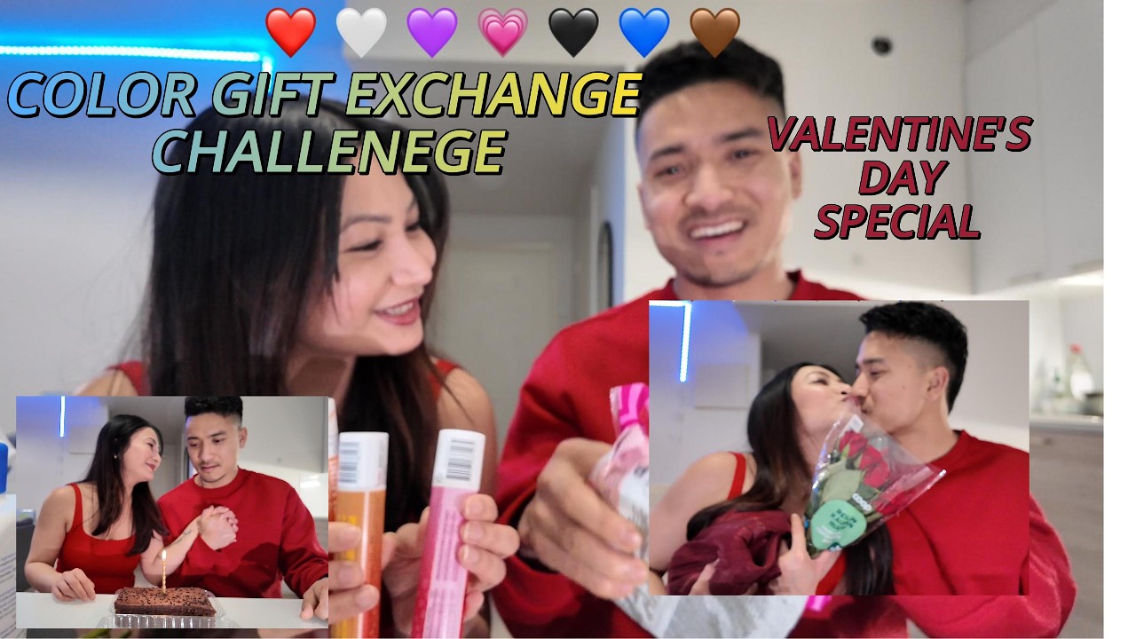 Color Gift Exchange Challenge! 💝 | Valentine’s Day Special❤️