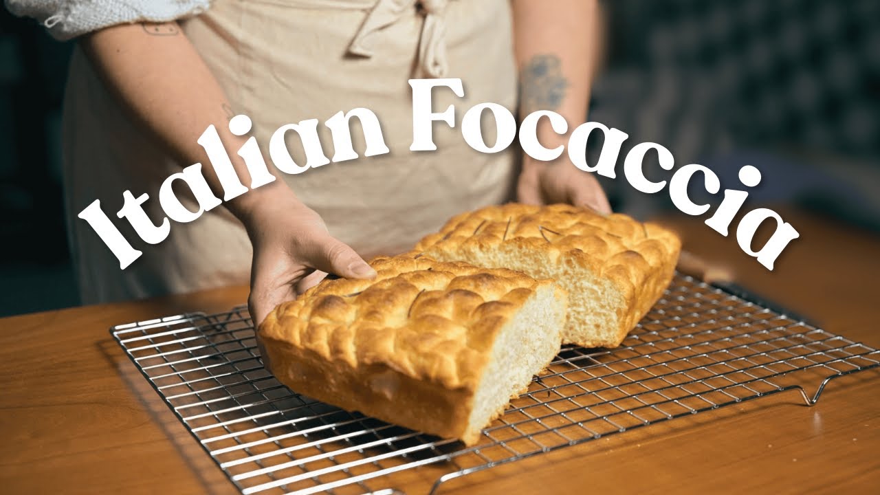 Soft, Tall & Fluffy Italian Focaccia (60% Hydration)