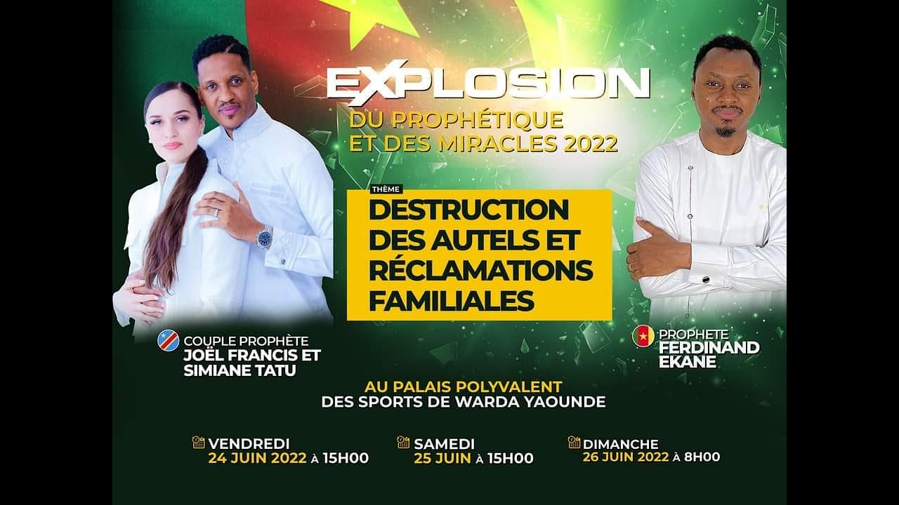 EXPLOSION DU PROPHÉTIQUE ET DES MIRACLES CAMEROUN 2022 JOUR 2 AVEC LE PROPHÈTE JOËL FRANCIS TATU