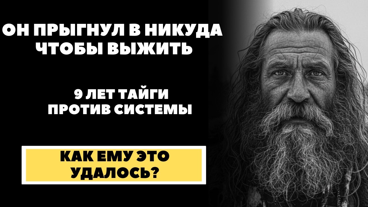 Его хотели стереть в лагерную пыль. Но он прыгнул в пропасть и выживал 9 лет один в тайге !