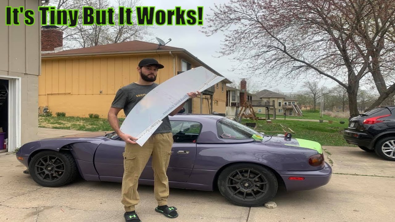 Installing Blackbirdfabworx Spoiler on my Miata