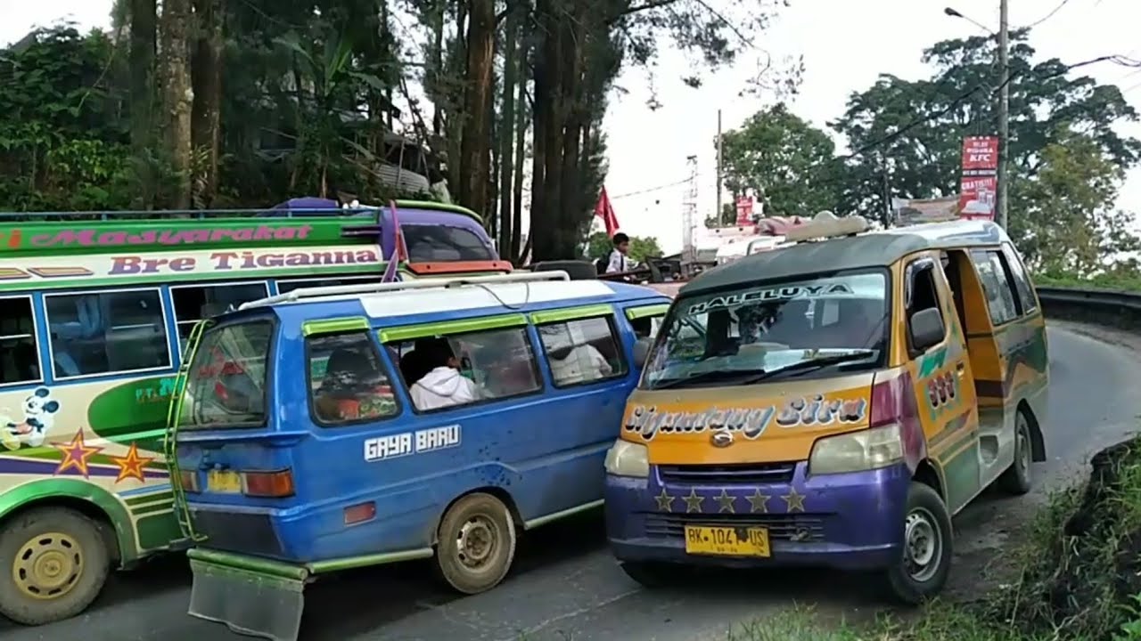 SESEKALI BUS GUNUNG KENA SKAX SAMA MOBIL SEWA/ANGUT TIDAK ADA NYALI BAH?