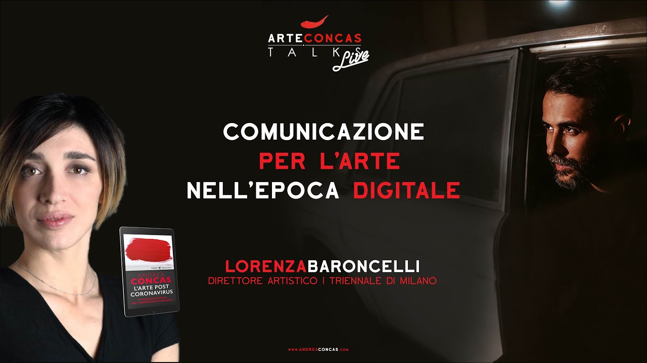 LORENZA BARONCELLI ArteConcasTALKS Live | Andrea CONCAS | ArteCONCAS