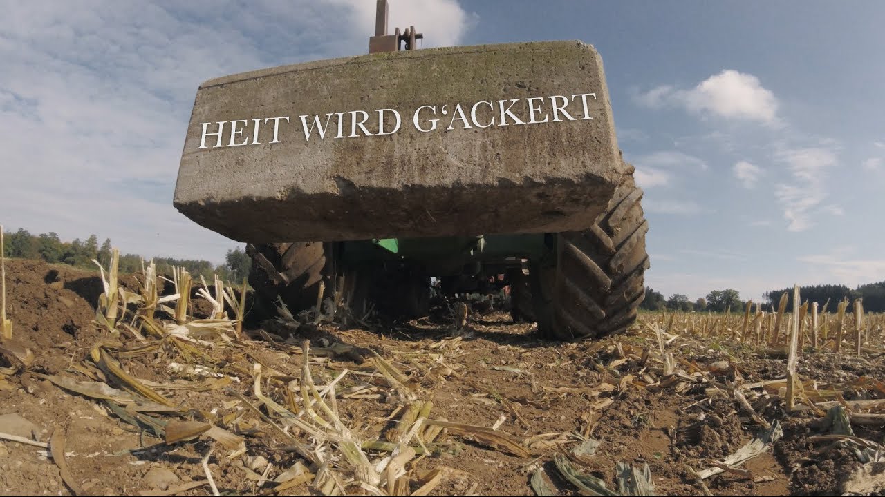 Das Pfl&uuml;gen - oder auf bayerisch: Ackern!