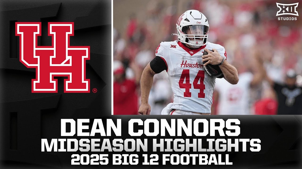Dean Connors Midseason Highlights | 2025 Big 12 Football