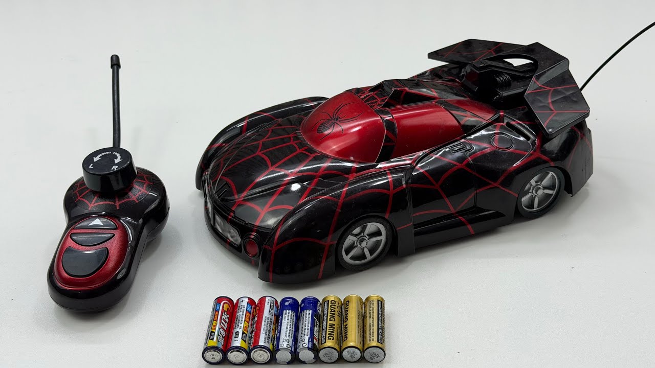 Unboxing RC Spider-Man Battle Tank, RC Smart Cartoon Car, EV Jellyfish Robot,RC Alloy Pickup Vehicle