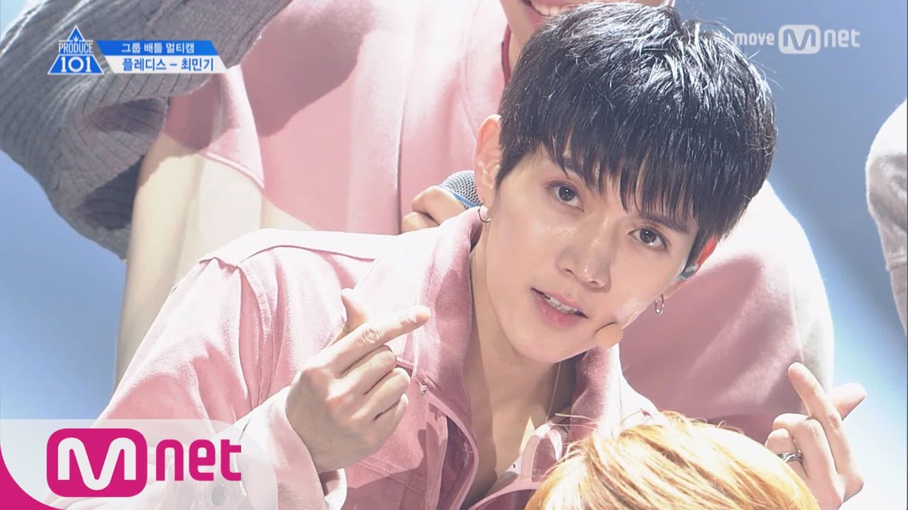 PRODUCE 101 season2 [단독/직캠] 일대일아이컨택ㅣ최민기 - 샤이니 ♬누난 너무 예뻐_1조 @그룹배틀 170421 EP.3