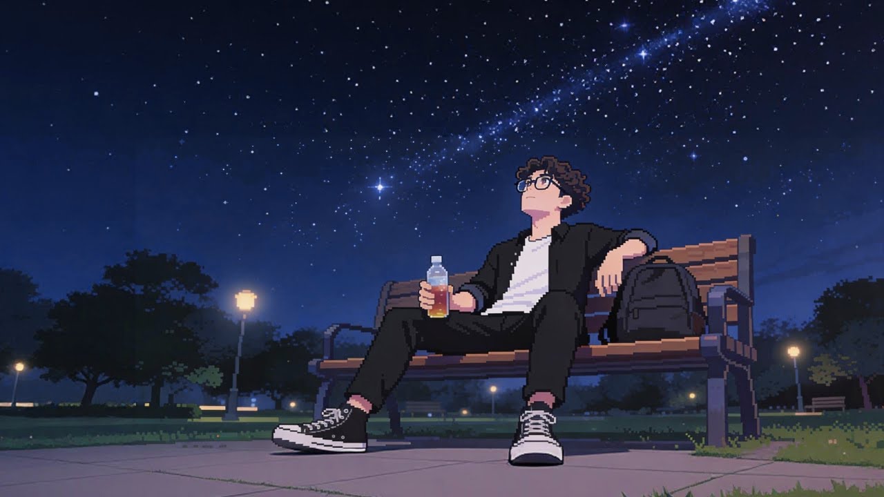 🎧 Lo-Fi Dreamy Night Sky — Soft Chill Beats for Relax & Focus