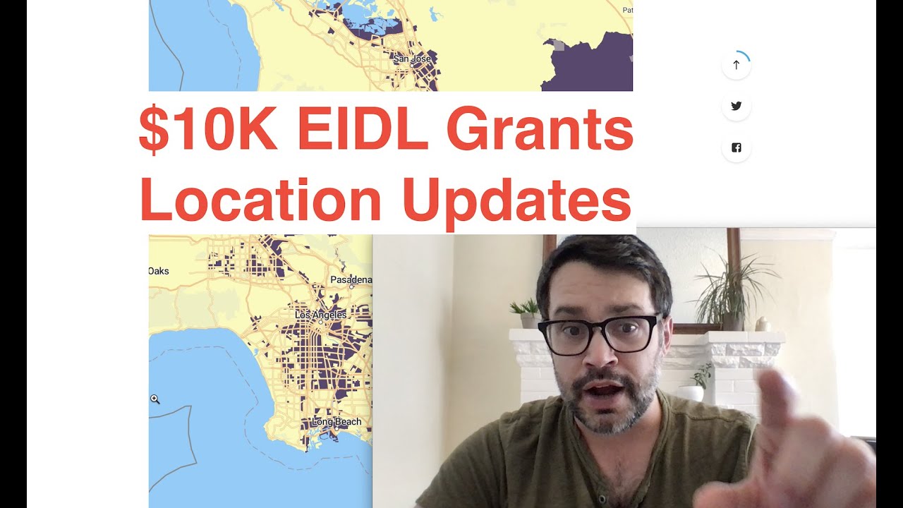 $10K EIDL Grant Location and Timing Updates