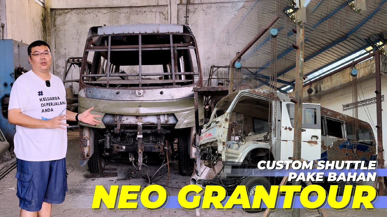MODEL APA LAGI INI ?!?! RESTORASI SHUTTLE PAKAI MUKA NEO GRANTOUR !!
