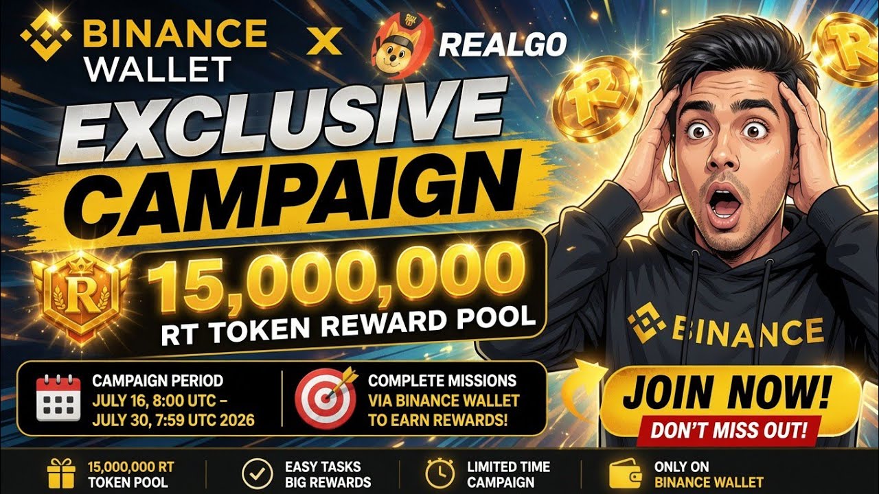 Binance Wallet x RealGo Exclusive Campaign | 15,000,000 $RT Tokens FREE! ~ Don't Miss Out🔥🚀