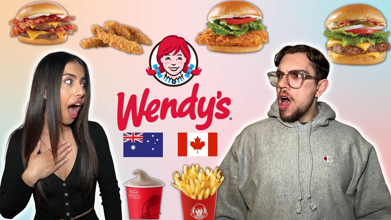 Aussie's Try Wendy's In Canada For The First Time!