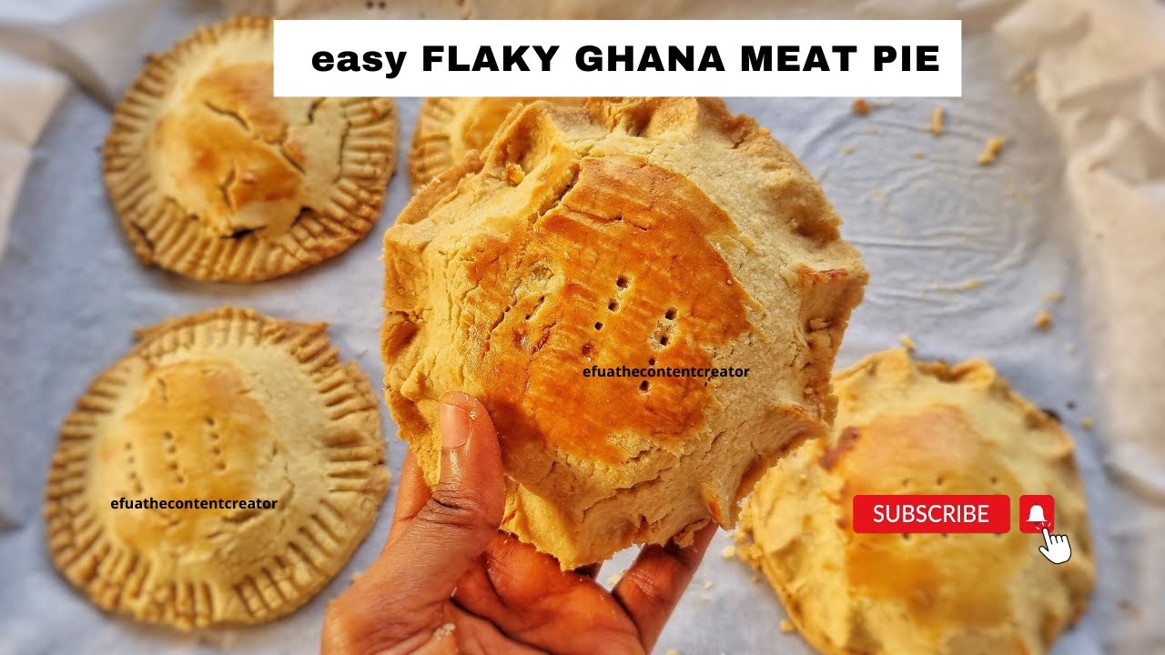 How To Make The Best Ghanaian Flakiest Meat Pie |Easy Flaky Corned Beef Pie Recipe | Ghana Rich Pie