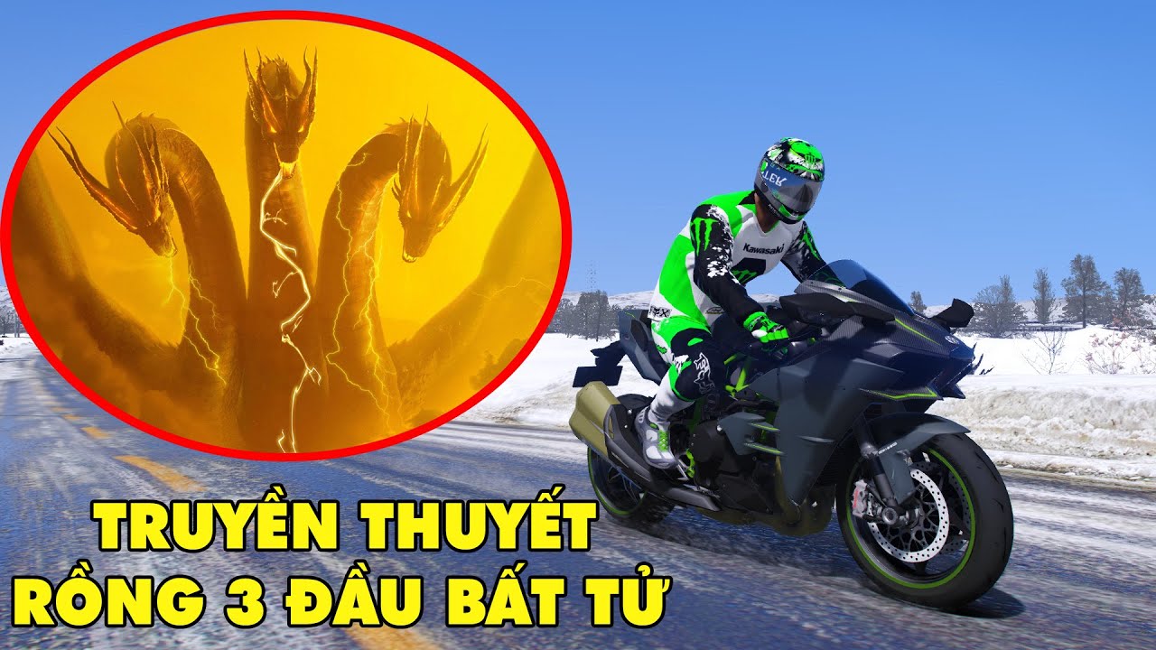 GTA 5 Giải M&atilde; B&iacute; Ẩn Truyền Thuyết Về Lo&agrave;i Rồng 3 Đầu Bất Tử Xuất Hiện Ở V&ugrave;ng N&uacute;i Tuyết Tr&ecirc;n KW H2R