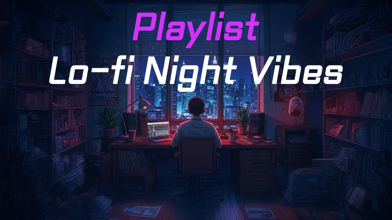 🎧 𝐏𝐥𝐚𝐲𝐥𝐢𝐬𝐭 / Night Lo-fi to Slow Down & Breathe / Relax Study Cafe