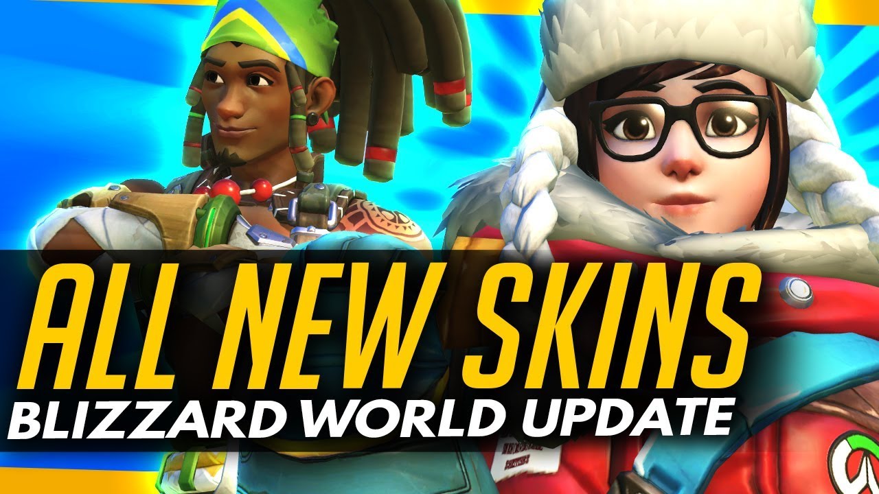 Overwatch | ALL NEW SKINS + COSMETICS [Blizzard World Update]