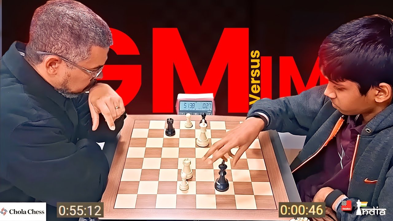GM Neuris Delgado Ramirez vs IM Ethan Vaz | 1st Chola Chess GM Norm Round Robin 2026