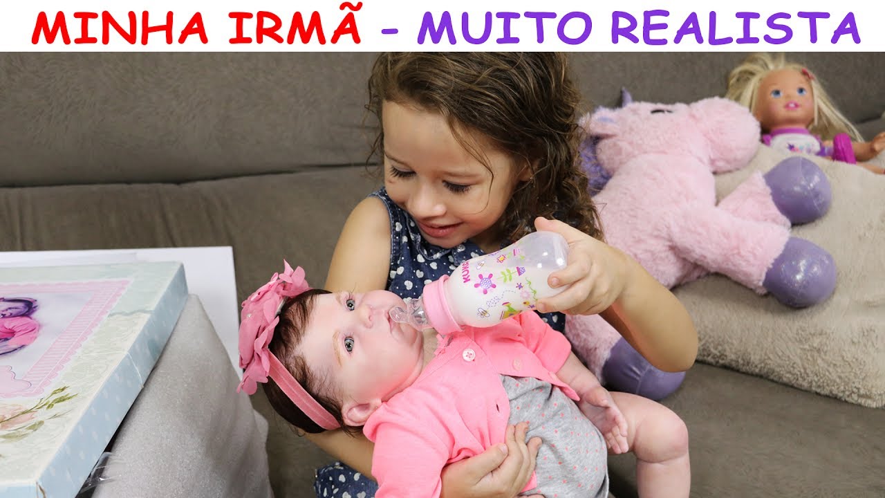 MINHA NOVA IRMÃ BEBÊ REBORN / NICOLE OU CATARINA? - VALENTINA