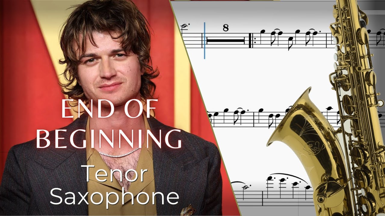 End of Beginning – Tenor Saxophone Sheet Music | Djo (Scrolling Score)
