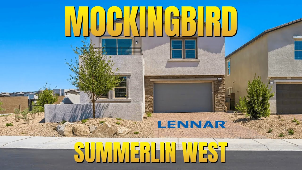 NextGen New Homes! Mockingbird by Lennar, Summerlin New Homes for Sale at Kestrel Village