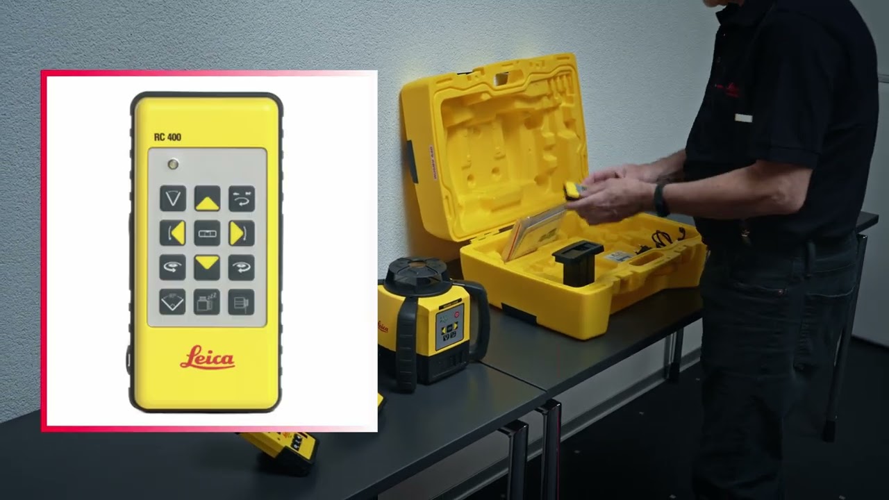 Leica Geosystems Construction Tools - Unboxing des Leica Rugby 640 und Zubeh&ouml;r