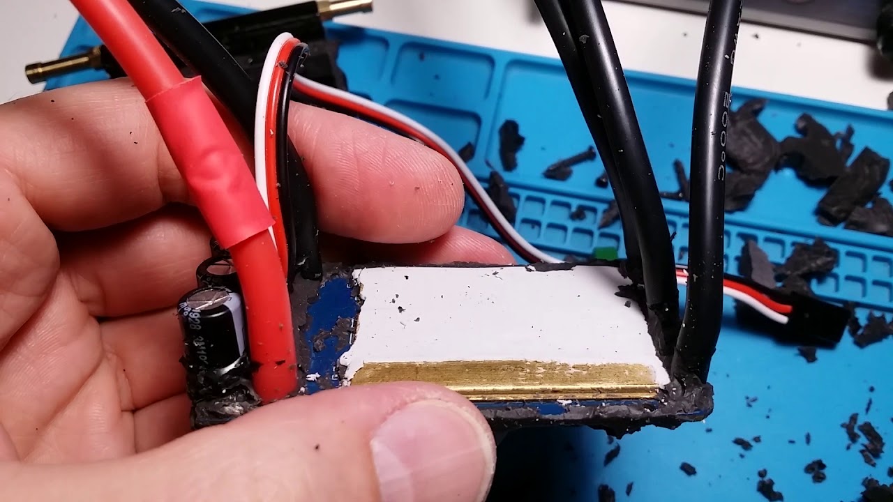 FLYCOLOR 120A - скальпирование и потроха лодочного рега