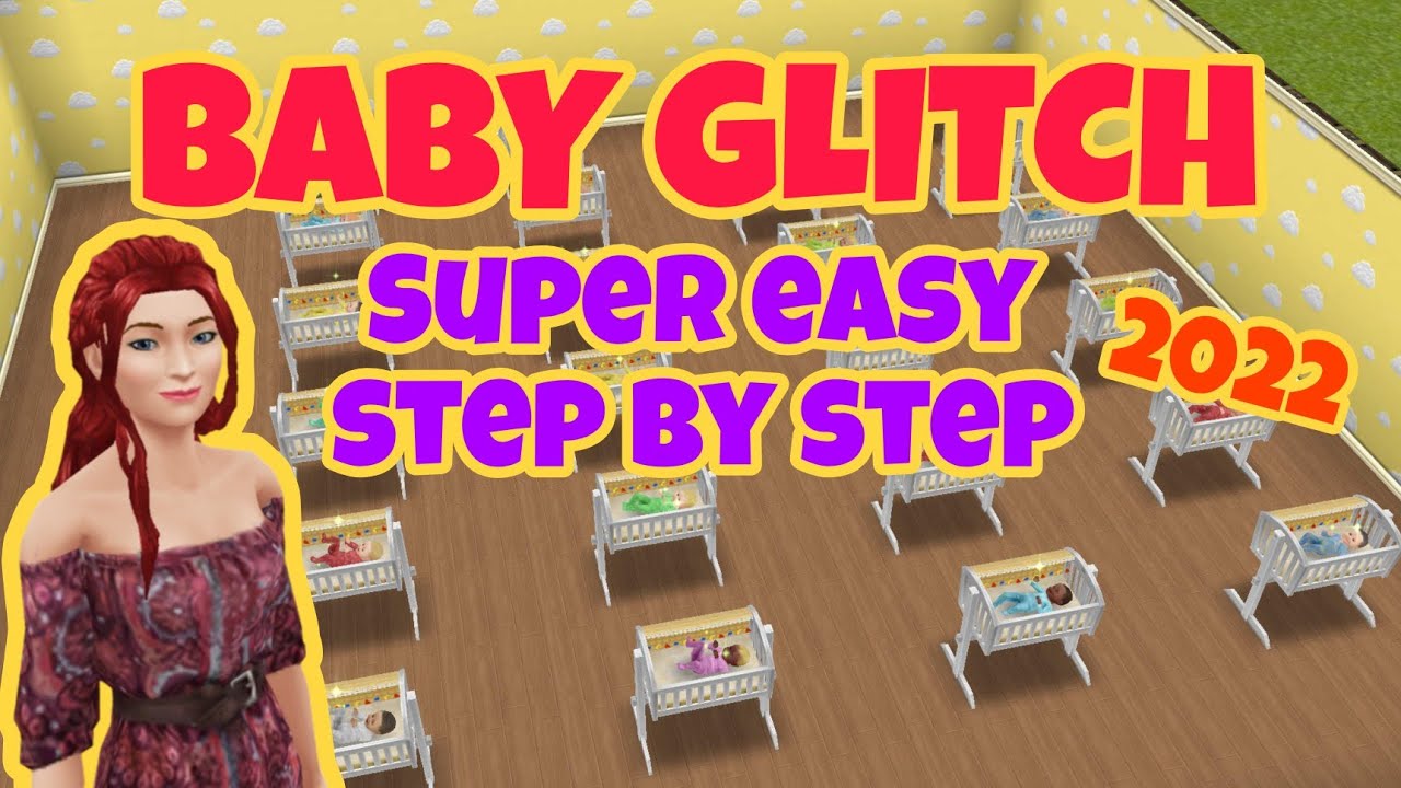 Baby Glitch 2022 | SUPER EASY Step by Step | TheSims Freeplay
