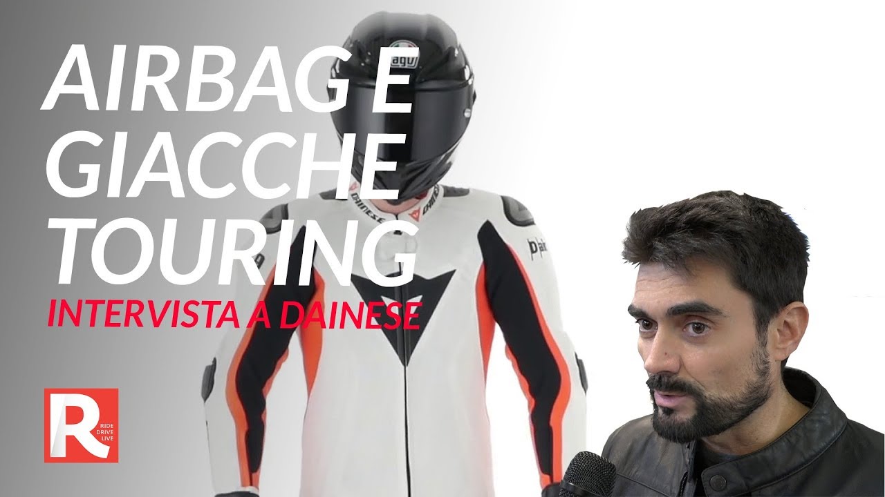 Airbag D-Air e giacche moto touring Dainese - intervista a Intermot 2018