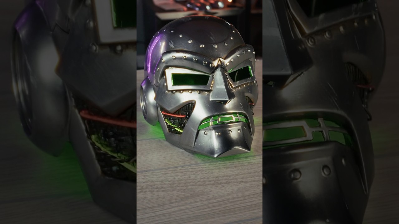 This 3D Printed Dr. Doom Helmet Could Rule Latveria! #3dprinting