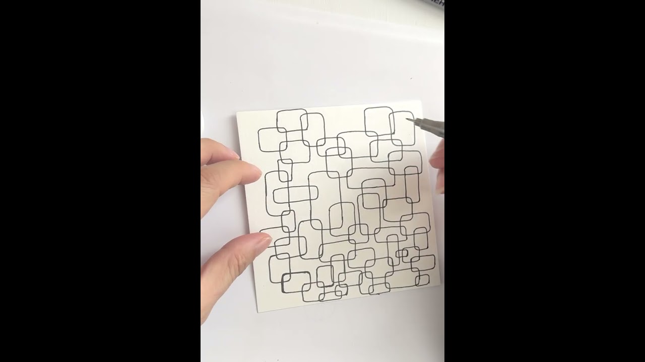 Silent Line Drawing | Follow Along Slow Practice 09